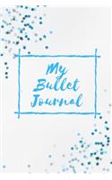 My Bullet Journal: Delightful Blue Star Design - Dot Grid Bullet Journal Notebook
