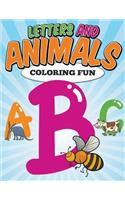 Letters and Animals Coloring Fun