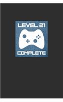 Level 21 Complete