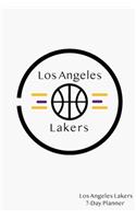 Los Angeles Lakers: Simple & Sleek Weekly Journal - Back to School Essentials - Lakers Fan Must Have