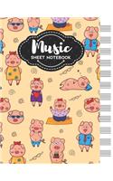 Music Sheet Notebook