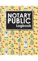 Notary Public Logbook: Notarial Journal, Notary Paper, Notary Journal Template, Notary Receipt Book, Cute Navy Cover(55 Notary Public Logbooks)