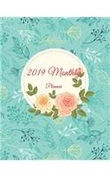 2019 Monthly Planner: Daily journal Planner, 12 Months Calendar, schedule planner, Agenda Planner A Year,12 Month, January 2019 to December 2019 242 pages Large 8.5" x 11
