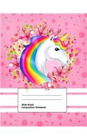 Wide Ruled Composition Notebook