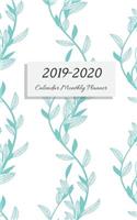 2019-2020 Calendar Monthly Planner: 24 Months Pocket Calendar Schedule Organizer and Journal Notebook, Loose Leaf Design