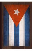 Flag of Cuba Journal Notebook: Blank Lined Ruled for Writing 6x9 120 Pages