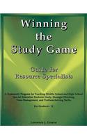 Winning the Study Game: Guide for Resource Specialists