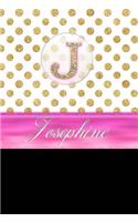 Josephine: Personalized Lined Journal Diary Notebook 150 Pages, 6 X 9 (15.24 X 22.86 CM), Durable Soft Cover