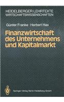 Finanzwirtschaft Des Unternehmens Und Kapitalmarkt