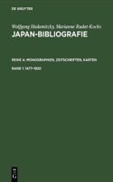 Japan-Bibliografie, Band 1, Japan-Bibliografie (1477-1920)