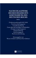 Nachschlagewerk des Reichsgerichts - Gesetzgebung des Deutschen Reichs