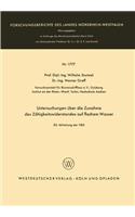 Untersuchungen über die Zunahme des Zähigkeitswiderstandes auf flachem Wasser: (1777 Forschungsberichte des Landes Nordrhein-Westfalen)