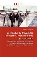 marché du travail des dirigeants, mécanisme de gouvernance