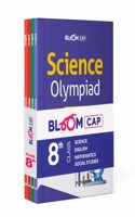 Bloom CAP Mathematics Olympiad, Science Olympiad, Social Studies Olympiad Class 8 (EditionI)