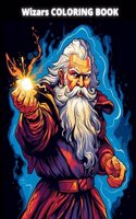 Wizars COLORING BOOK: 20 great coloring pages for kids and adults