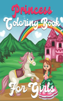 Princess Coloring Book For Girls