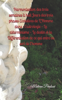 Harmonisation des trois semaines à huit Jours des trois phases Evolutives de L'Homme dans: l'astrologie - Le déterminisme - Le destin et la Différentiation de ce qui entre ou sort de l'homme