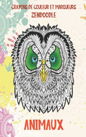 Zendoodle - Crayons de couleur et marqueurs - Animaux