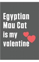 Egyptian Mau Cat is my valentine