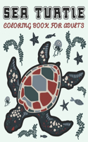 Sea Turtle Coloring Book For Adults