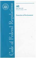 Code of Federal Regulations, Title 40, Protection of Environment, PT. 190-259, Revised as of July 1, 2010