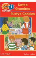Let's Go Readers: Level 1: Kate's Grandma/Rusty's Cookies