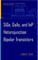 Sige, Gaas, and Inp Heterojunction Bipolar Transistors