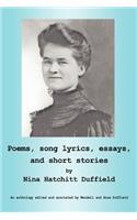 Poems, song lyrics, essays, and short stories