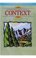 Steck-Vaughn Comprehension Skill Books: Student Edition Context Context