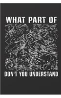 What Part Don't You Understand