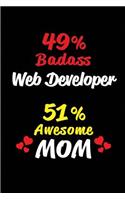 49% Badass Web Developer 51% Awesome Mom