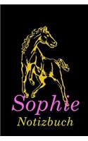 Pferd Sophie Notizbuch