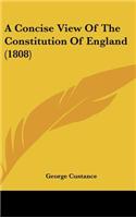 A Concise View of the Constitution of England (1808)