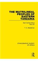 Matrilineal Peoples of Eastern Tanzania (Zaramo, Luguru, Kaguru, Ngulu): East Central Africa Part XVI