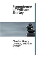 Espondence of William Shirley