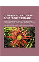 Companies Listed on the Oslo Stock Exchange: Telenor, List of Companies by Revenue, Marine Harvest, Norwegian Air Shuttle, Statoil, Ekornes(English)