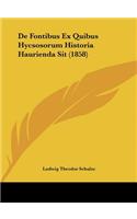 de Fontibus Ex Quibus Hycsosorum Historia Haurienda Sit (1858)