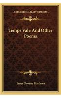 Tempe Vale and Other Poems