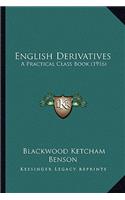 English Derivatives