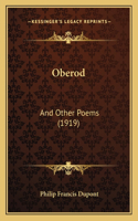 Oberod: And Other Poems (1919)(English)