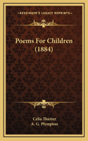 Poems For Children (1884)