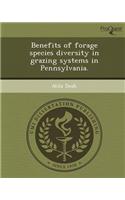 Benefits of Forage Species Diversity in Grazing Systems in Pennsylvania