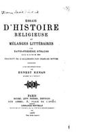Essais d'histoire religieuse et mélanges littéraires
