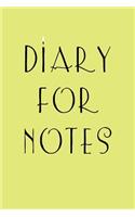 Diary For Notes