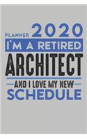 Weekly Planner 2020 - 2021 for retired ARCHITECT