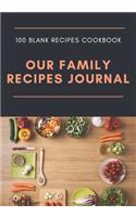 Our Family Recipes Journal