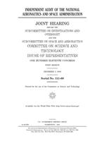 Independent audit of the National Aeronautics and Space Administration