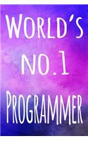 World's No.1 Programmer: The perfect gift for the professional in your life - 119 page lined journal