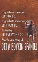 Get A Boykin Spaniel Notebook Journal
