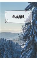 Rwanda: Ruled Travel Diary Notebook or Journey Journal - Lined Trip Pocketbook for Men and Women with Lines